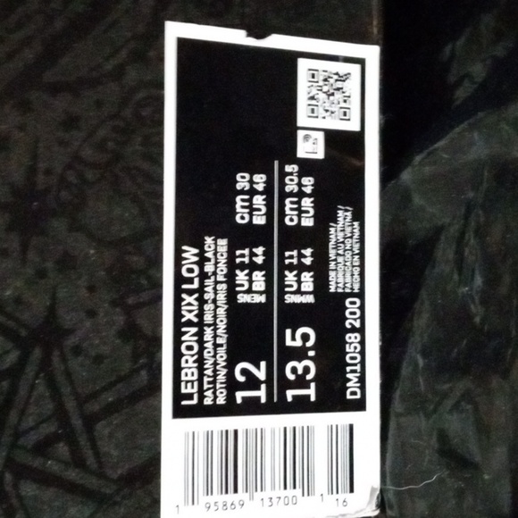 Lebron James XIX (NIKE) Men's size 12 - Picture 5 of 5